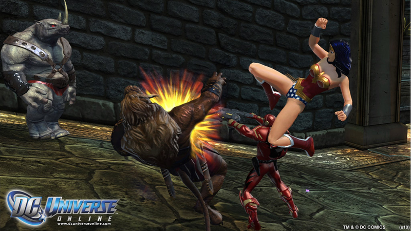 Illustration for article titled Wonder Woman Is Looking Fine In DC Universe Online